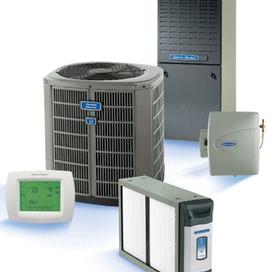 Full line of heating and air conditioning products